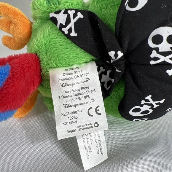 Skully Peterpan Parrot Disney Parks‎ Plush 6" Stuffed Toy - Picture 6 of 8